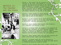 Page 7: Code of ethics for professional teachers