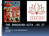 Page 1: A review of The Bhagwad Gita