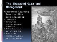 Page 11: A review of The Bhagwad Gita