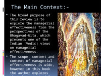 Page 6: A review of The Bhagwad Gita
